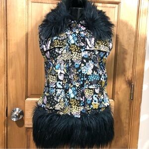 Anna Sui Anthropologie Long Vest.